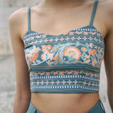 blue embroidered bralette