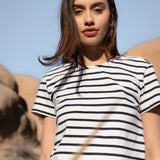 The Box Navy Striped T-shirt