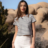 The Box Navy Striped T-shirt