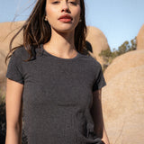 The All Day Long T-shirt - Dark Grey Blend