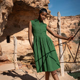 The Shirt Dress in Green