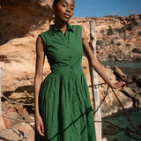 The Shirt Dress in Green