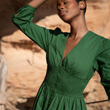 The Kōr Maxi Dress in Green