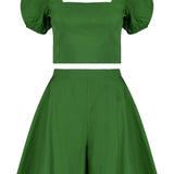 The Co-Ord Skort in Green