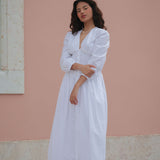 The Kōr Maxi Dress in White