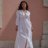 The Kōr Maxi Dress in White