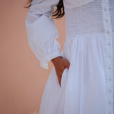 The Kōr Maxi Dress in White