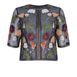 Freya Embroidered Sheer Jacket